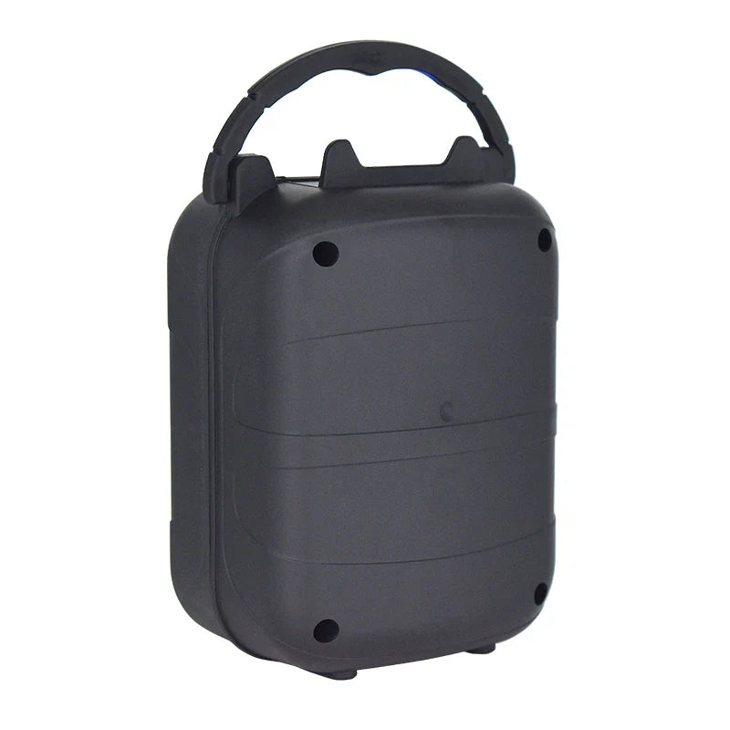 Wireless Bluetooth Speaker with LED Wireless Handheld Speaker Support Wired Microphone/TF Card/U Stick Audio Line Input