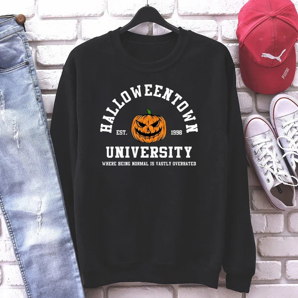 Vintage Halloween Sweatshirt Halloweentown Est 1998 Pullover Funny Fall Hoodies Pumpkin Autumn Sweatshirts - Premium Sweatshirt from Lizard Vigilante - Just $37.99! Shop now at Lizard Vigilante