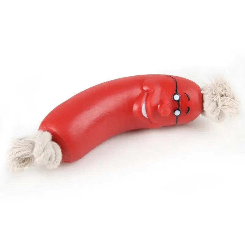 Dog Toys Funny Sausage Shape For Puppy Dog Chew Toys Interactive Training Bite-resistant Grinding Teeth Dogs Pet Supplies 1/3pcs - Premium dog toys from Lizard Vigilante - Just $12.99! Shop now at Lizard Vigilante