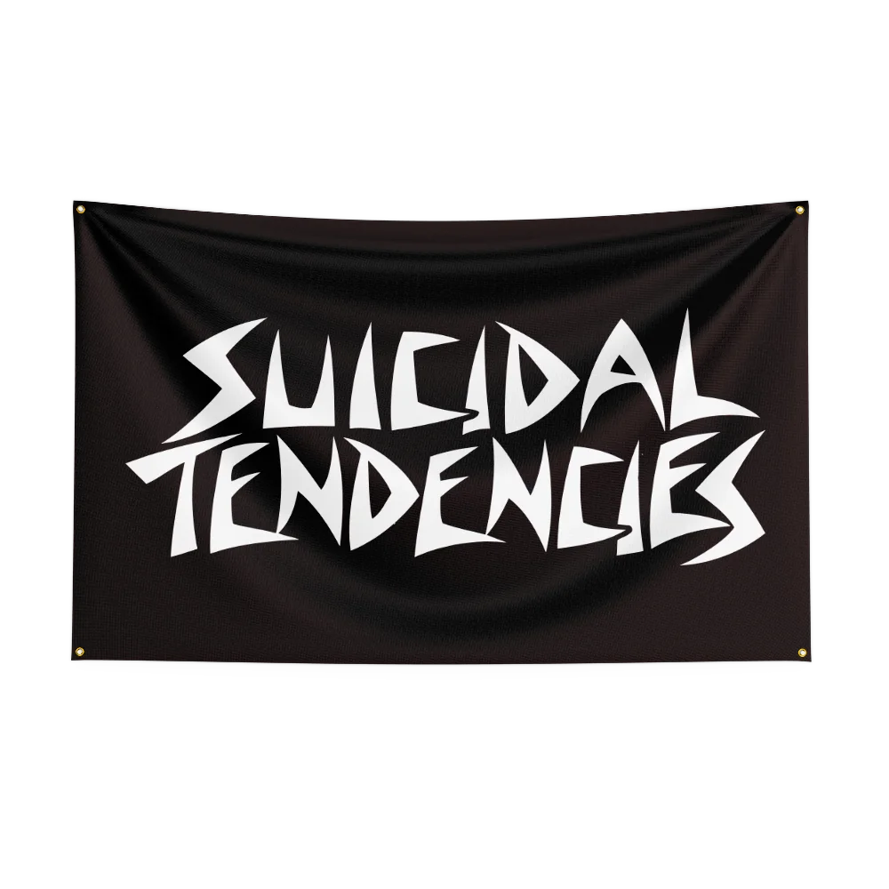 Suicidal Tendencies Thrash Metal Punk Rock Band Flag - 3x5FT Polyester Printed Banner for Bedroom & Outdoor Decoration - Premium banner from Lizard Vigilante - Just $17.99! Shop now at Lizard Vigilante