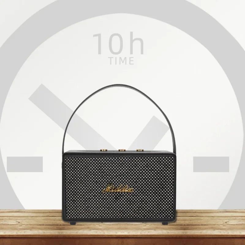 🔊 KEEGAR BloodRiff Retro Bluetooth Speaker — 200W Wooden Portable Sound Beast with Hi-Res Stereo for Rockers, Rebels & Road Dogs