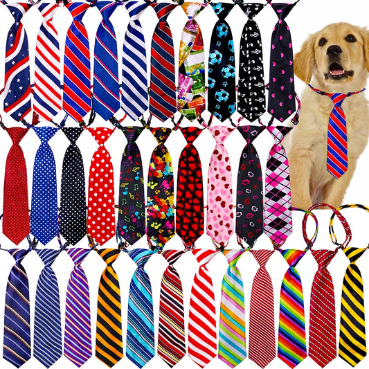 20pcs Wholesale Lot Large Dog Accessories Dog Tie Strip Style Dog Ties  Pet Supplies Middle-Large Dogs Bow Tie  Dog Accessories For Large Dogs - Premium dog costume from Lizard Vigilante - Just $37.99! Shop now at Lizard Vigilante