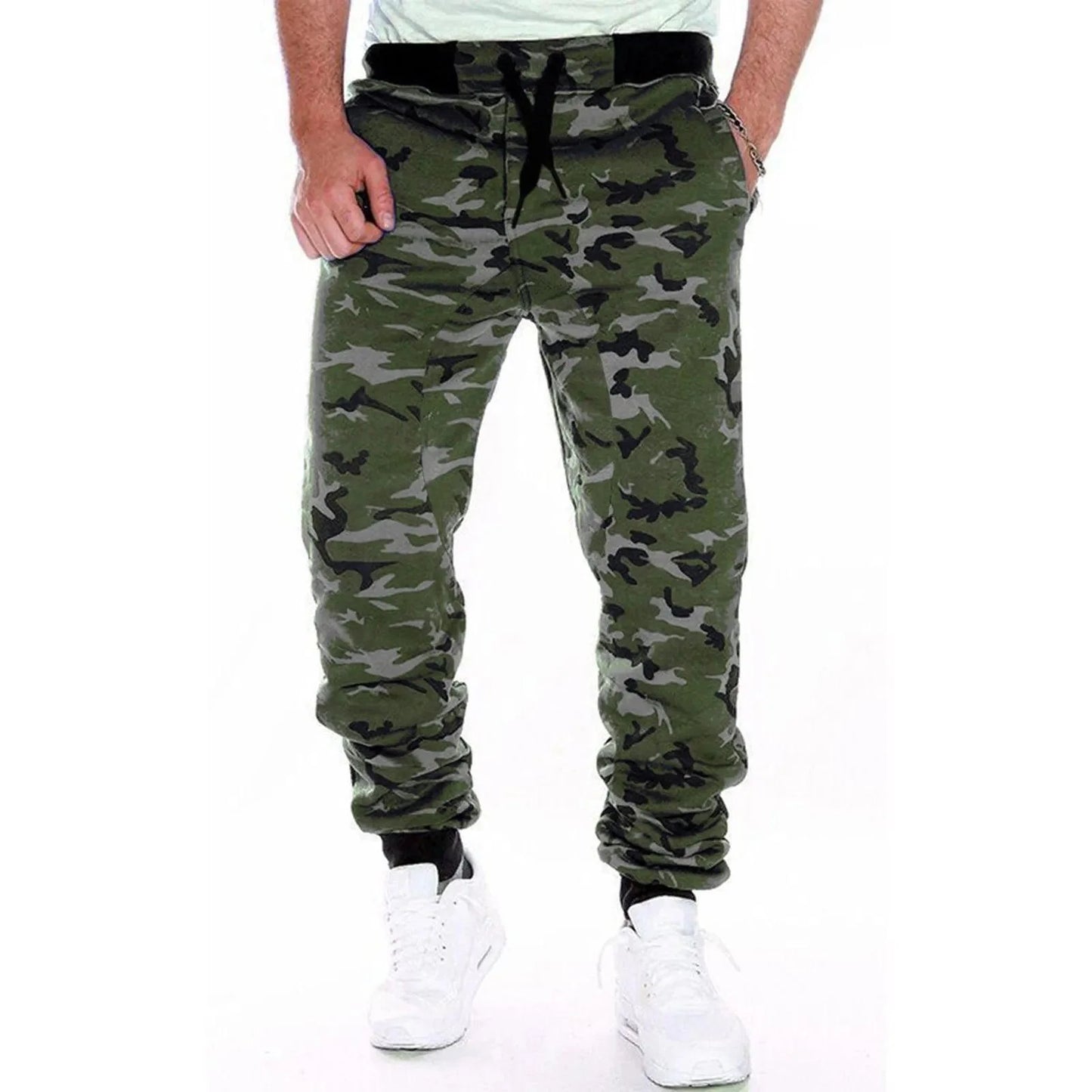 Men's Fashion Track Pants - Casual Streetwear Joggers, Hip Hop Gym Sweatpants with Pockets - Premium track pants from Lizard Vigilante - Just $23.88! Shop now at Lizard Vigilante