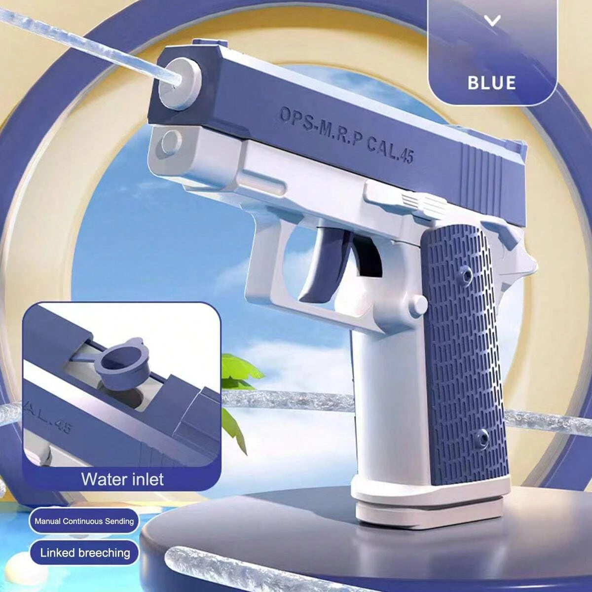 M1911 Water Blaster Pistol Toy - Realistic Squirt Gun for Kids and Adults, Perfect for Summer Pool and Beach Games - Premium toy from Lizard Vigilante - Just $4.99! Shop now at Lizard Vigilante