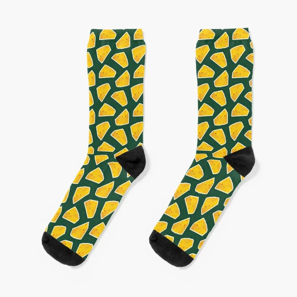 Green Bay Pattern Socks: A Unique and Stylish Statement - Premium socks from Lizard Vigilante - Just $22.99! Shop now at Lizard Vigilante