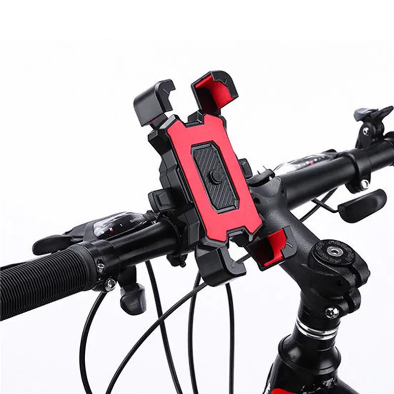 Bicycle Phone Holder Motorcycle Adjustable Stand 360° Rotatable Gps Clip For Cycling And Sports