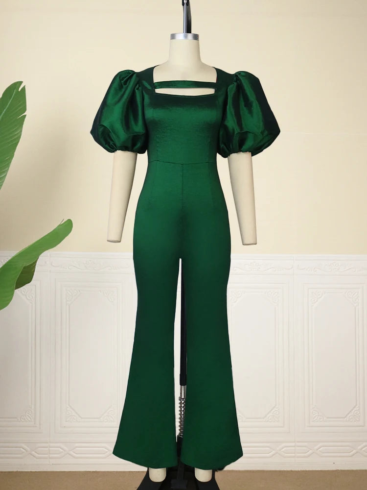 Elegant Plus Size Jumpsuit - Perfect for Any Occasion - Premium bodysuit from Lizard Vigilante - Just $59.99! Shop now at Lizard Vigilante