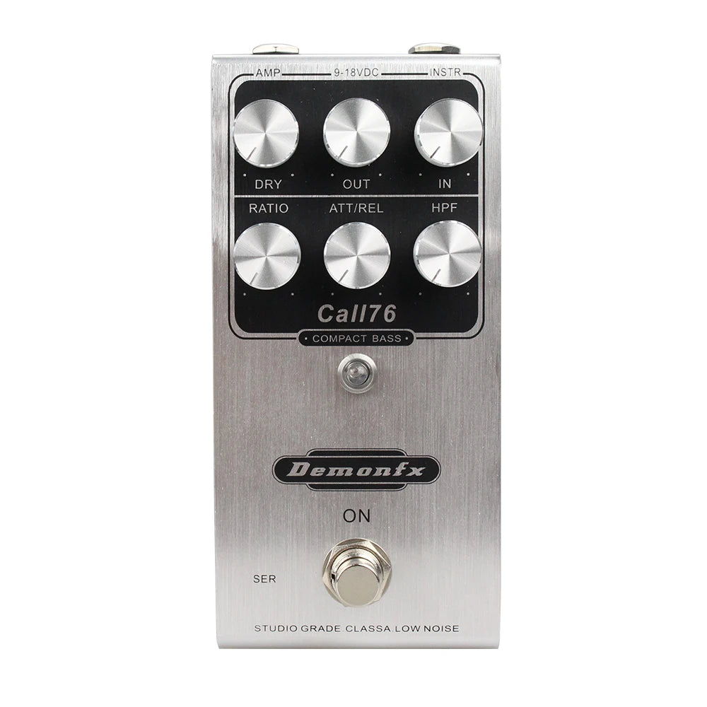 DemonFX Call76 Compact Bass Compressor: The Sonic Guillotine For Weak Tones