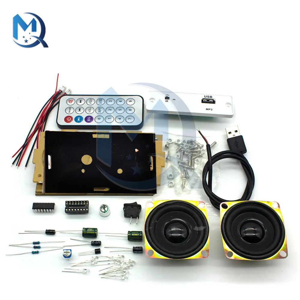 DIY Bluetooth Speaker Kit Electronics DIY Soldering Project Practice Solder Assembly DIY Electronic Kit Component 2*3W Speakers