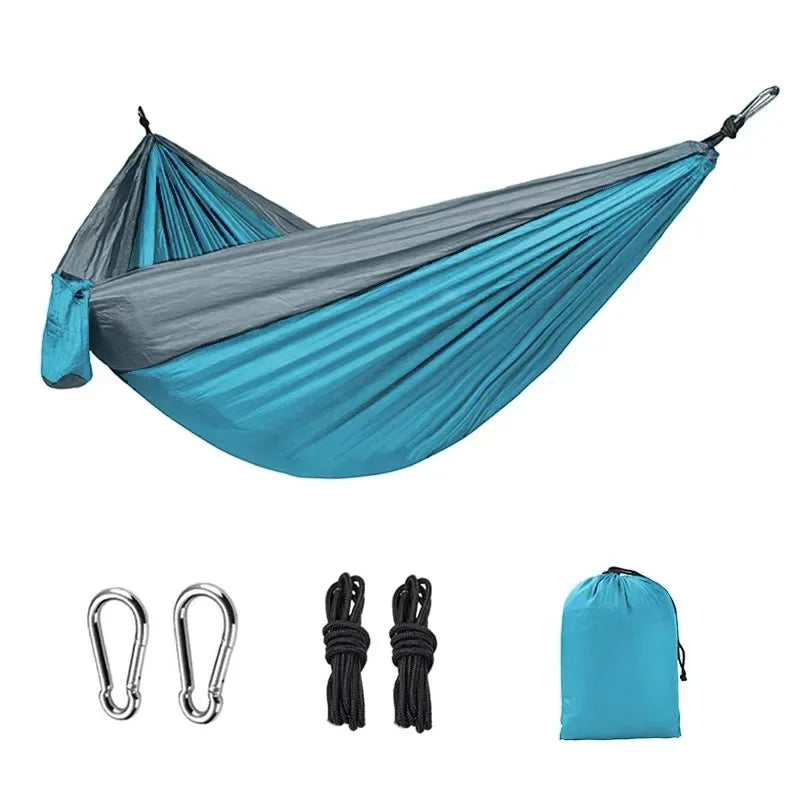 Easy To Use, Lightweight, Durable Camping Hammock with Matching Stand - Premium hammock from Lizard Vigilante - Just $28.88! Shop now at Lizard Vigilante