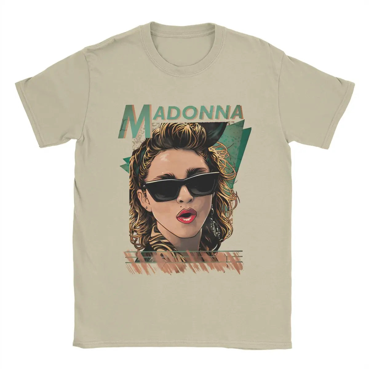 Men Women's Madonna Singer Vintage Music Pop Albums T-Shirt Merch Novelty Pure Cotton T Shirt Top Tee Clothes Graphic Printing - Premium  from Lizard Vigilante - Just $20.99! Shop now at Lizard Vigilante