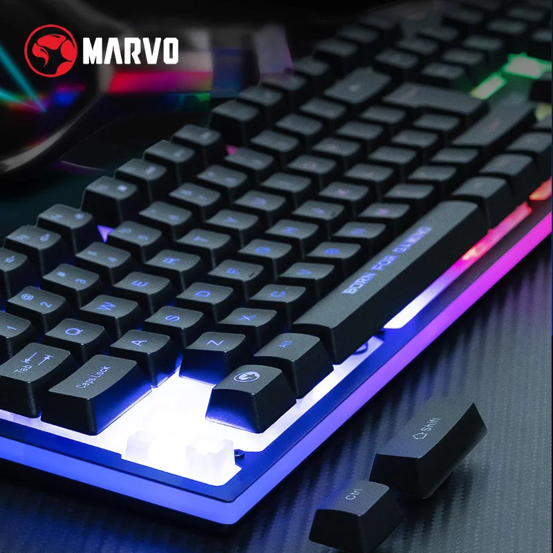 Gaming Keyboard And Mouse It Contains Keyboard+Mouse+Headphone And Mouse Pad Set, RGB,Game Wired Keyboard And Mouse Sets