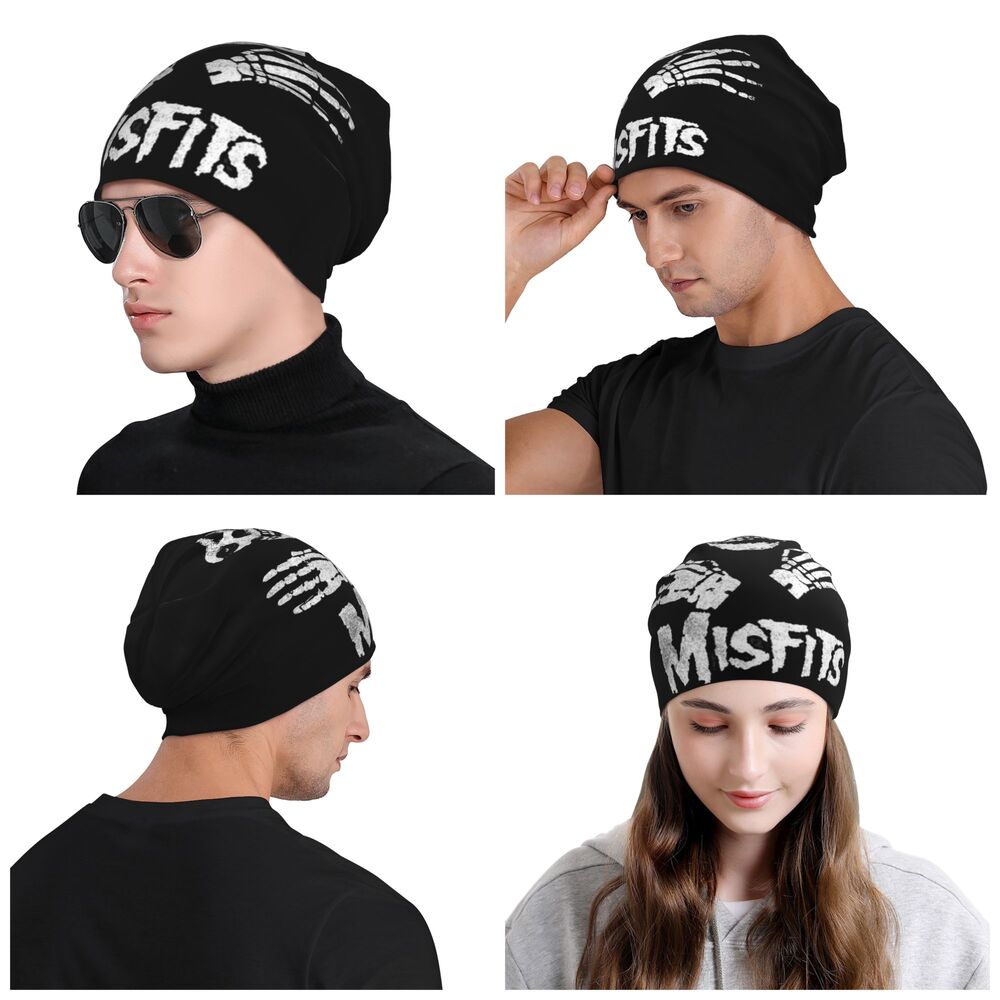 Misfits Horror Punk Rock Knit Beanie – Unisex Winter Skull Cap for Men & Women - Premium beanie from dsers - Just $19.99! Shop now at Lizard Vigilante