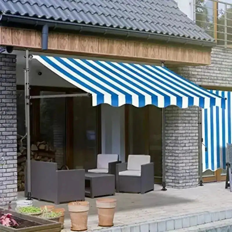 Awnings Rain and Snow Resistant UV Resistant Folding and Telescopic Canopy Tent Outdoor Garden Balcony Roof Courtyard Sunshade