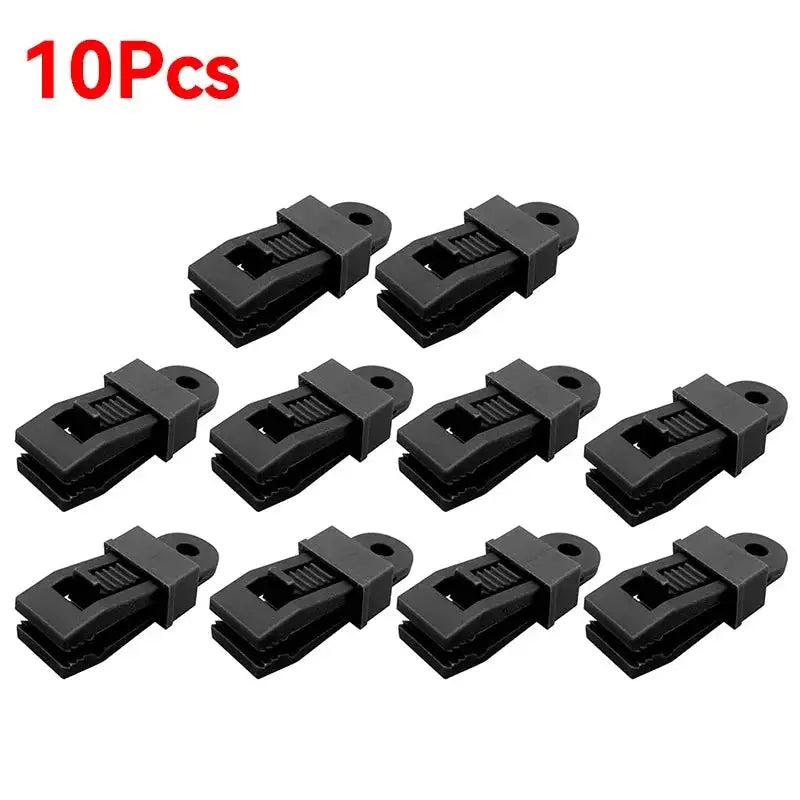 Adjustable Heavy Duty Lock Grip for Tarp Shade Cloth Reusable Clamp for Curtains Windproof Camping Tent Clip Hook Tarpaulin Clip