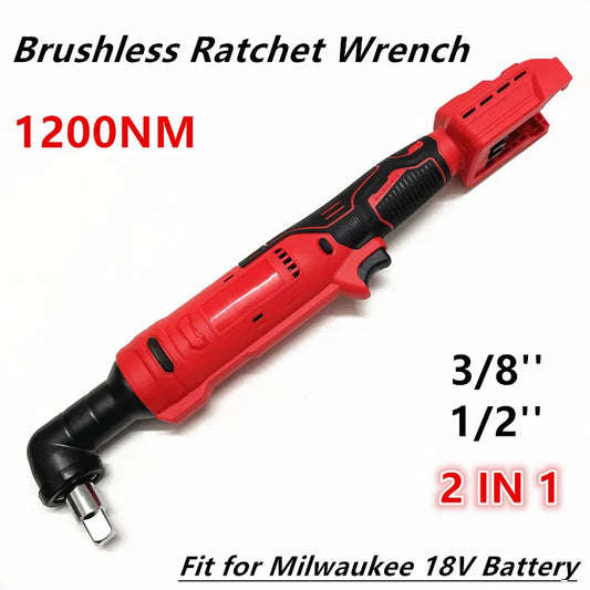 Torqueocalypse 1200N·m – 2-in-1 Brushless Ratchet Wrench for Milwaukee 18V Batteries (3/8" + 1/2") | Brutal Power, No Mercy - Premium wrench from dsers - Just $159.99! Shop now at Lizard Vigilante