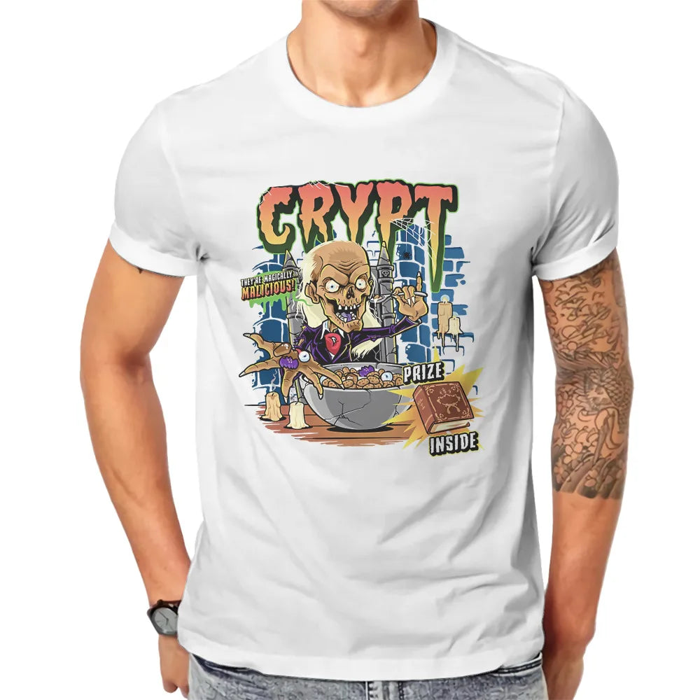 Creepshow Billy 1982 Horror Film T-Shirt – Funny Cookie Crypt Cereal Print, Trendy Summer Leisure Tee for Men - Premium T-shirts from Lizard Vigilante - Just $23.88! Shop now at Lizard Vigilante