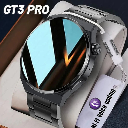 BOXUXING Huawei Xiaomi GT3 Pro Smart Watch – 1.36" AMOLED Display, Bluetooth Call, NFC, IP68 Waterproof - Premium smart watch from Lizard Vigilante - Just $64.99! Shop now at Lizard Vigilante