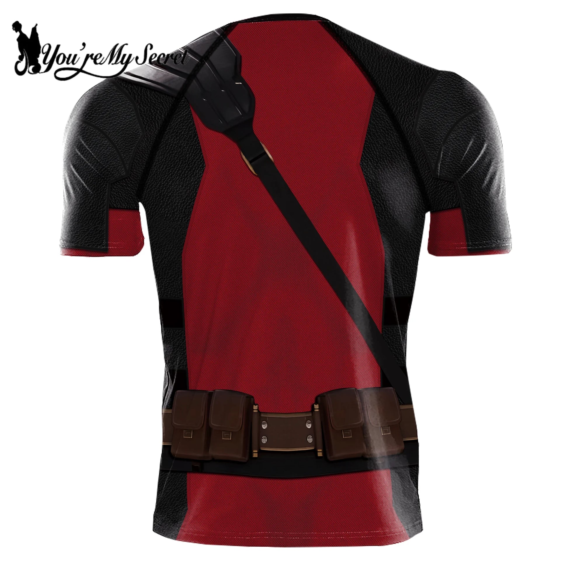 Wolverine Deadpool Superhero Compression Shirt – Men's Cosplay Costume for Halloween and Parties - Premium tee from Lizard Vigilante - Just $31.08! Shop now at Lizard Vigilante