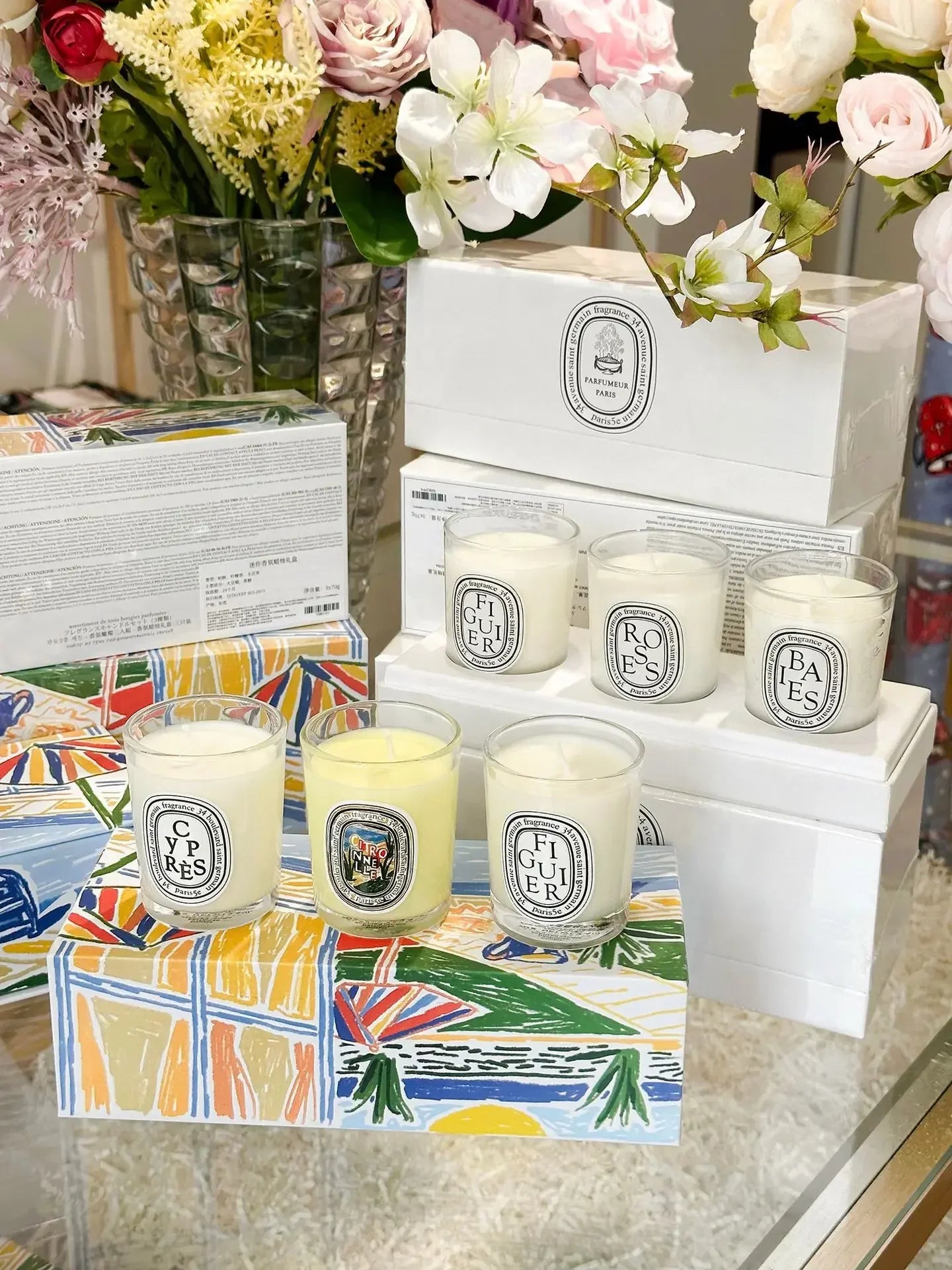 Aromatherapy Candle Natural Plant Scented Candles French Fragrance Fresh And Elegant Lasting Air Companion Aroma Gift