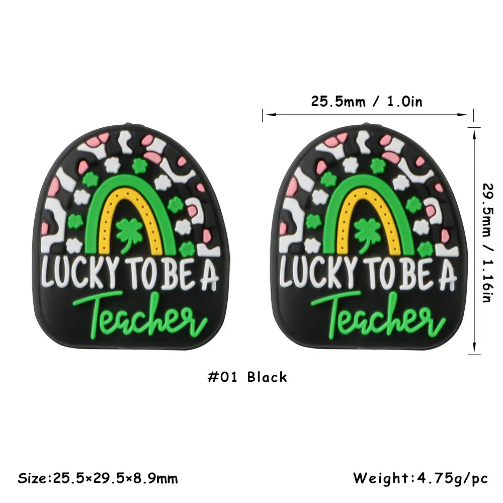 Kovict 5/10Pcs New Focal Silicone Beads Easter Series Bead For Jewelry Making DIY  KeyChain Bracelet Necklace Pen Accessories