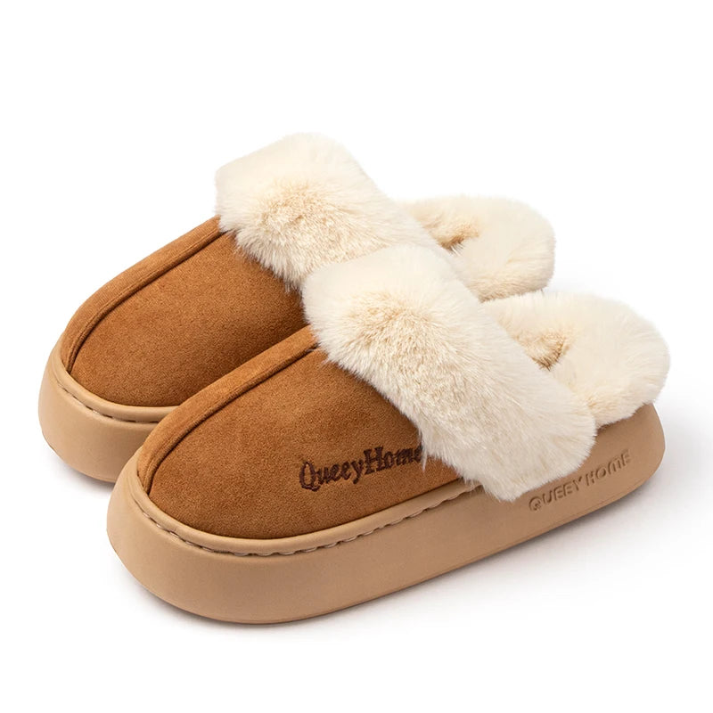 Winter Cotton Slippers | Warm Plush Indoor-Outdoor Shoes for Women & Men | Versatile Flat-Bottom Design with Anti-Slip Soles - Premium slippers from Lizard Vigilante - Just $28.88! Shop now at Lizard Vigilante