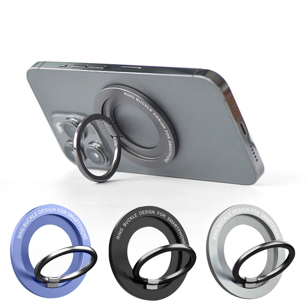 ANMONE Magnetic Phone Ring Holder – Compatible with iPhone 12, 13 & 14 Series | MagSafe Compatible Grip & Kickstand - Premium phone holder from Lizard Vigilante - Just $15.99! Shop now at Lizard Vigilante