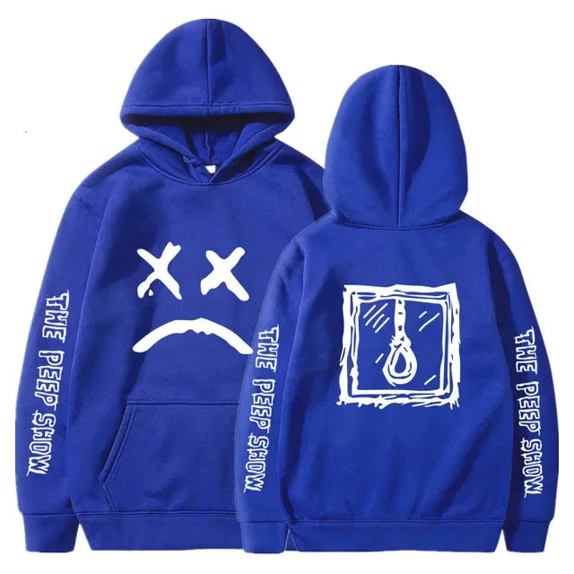 Lil Peep Hip Hop Hell Boy Hoodie | Men's & Women's Casual Fleece Pullover Sweatshirt for Autumn/Winter - Premium Long-sleeve hoodie from Lizard Vigilante - Just $46.66! Shop now at Lizard Vigilante