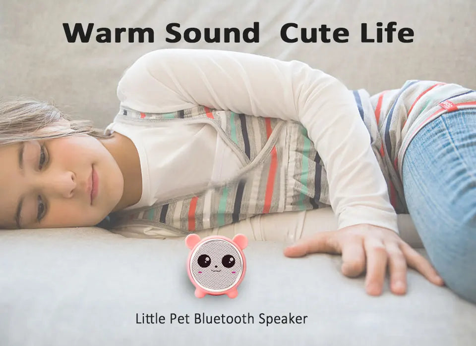 Wireless Bluetooth Animal Speaker Box HIFI Power Mini Speakers TWS Sound Speakers for Outdoor or Office home Panda Baby