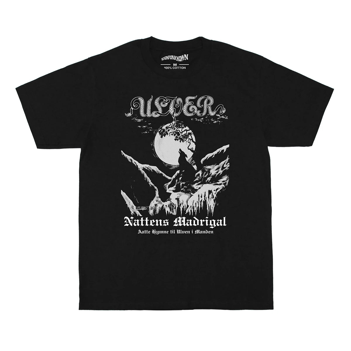 Ulver 'The Madrigal of Night' Black Metal T-Shirt – Agalloch, Satyricon-Inspired Washed Cotton Summer Tee for Men - Premium t-shirt from Lizard Vigilante - Just $31.08! Shop now at Lizard Vigilante