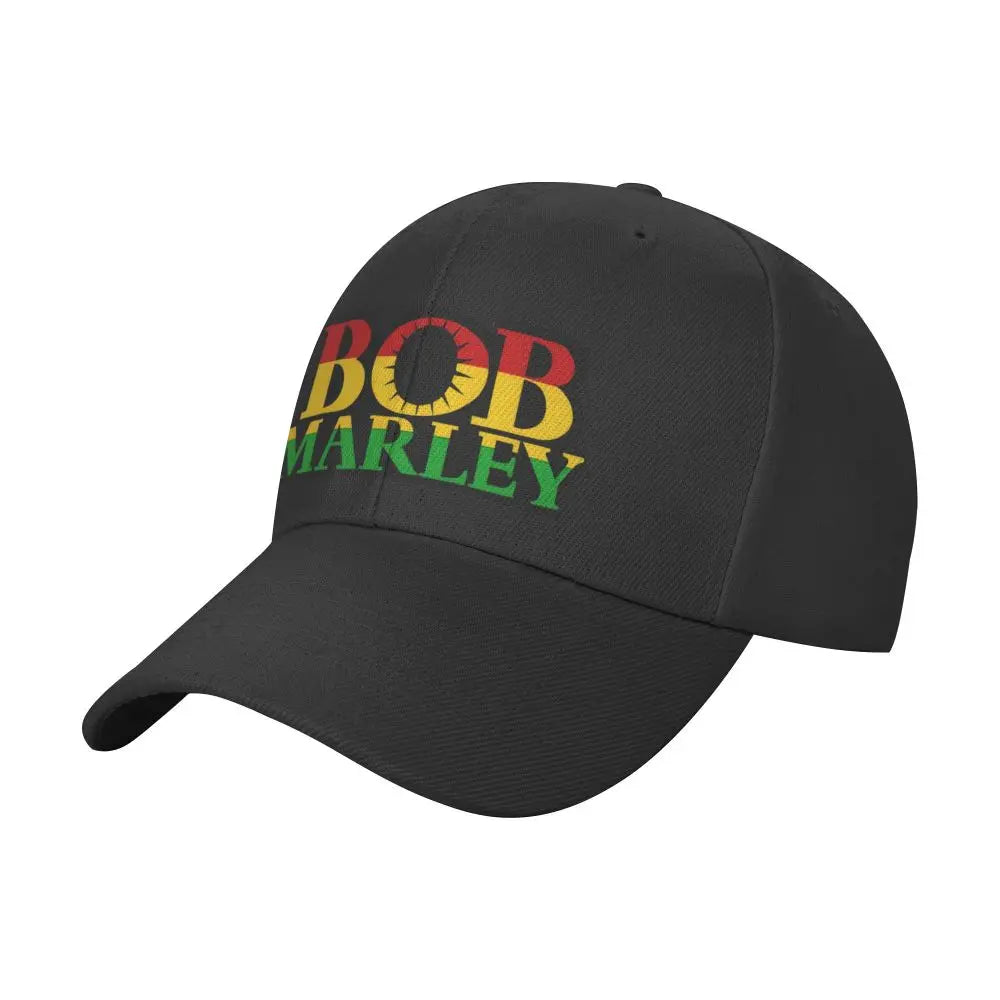 Bob Marley Jamaica Reggae Rock Baseball Cap - Unisex Adjustable Streetwear Dad Hat with Sun Protection - Premium hat from Lizard Vigilante - Just $23.88! Shop now at Lizard Vigilante