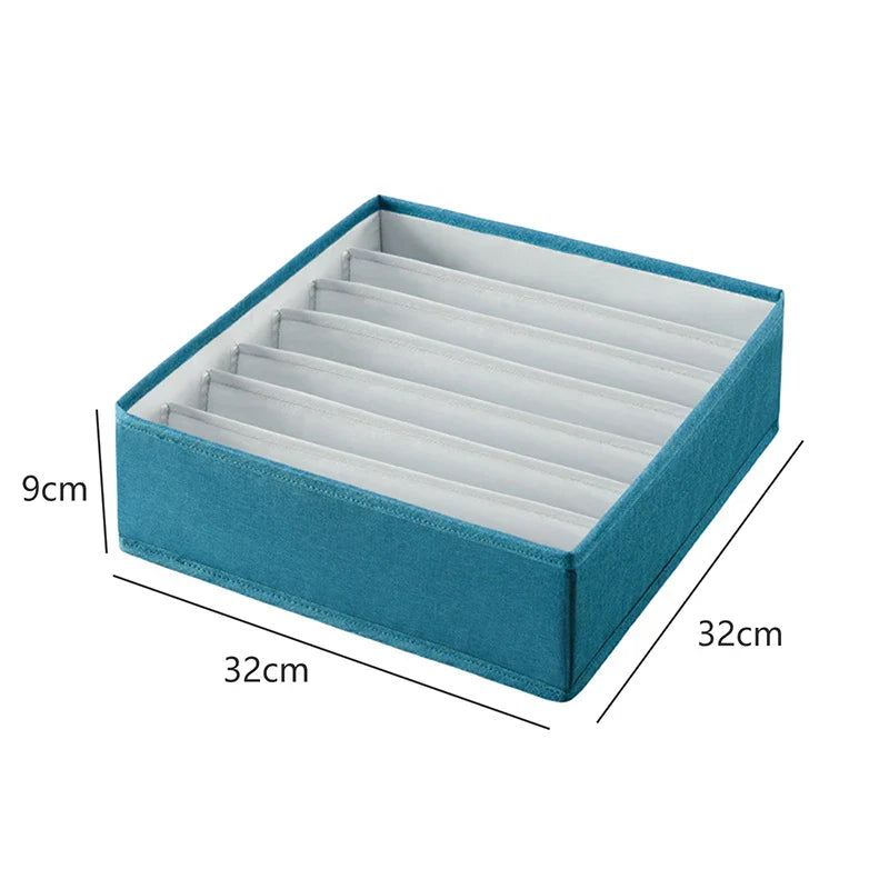 Fabric Underwear Bra Storage Box Underwear Sorting Box Panty Socks Compartment Storage Box Drawer Organizer Home Storage