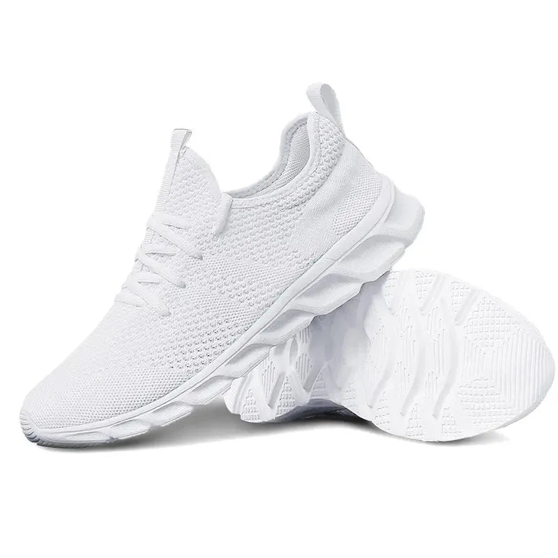 Fujeak Men's Running Shoes Non-slip Knitting Mesh Breathable Shoes Men Sneakers Male Casual Jogging Men Sport Shoes Zapatos - Premium  from Lizard Vigilante - Just $21.99! Shop now at Lizard Vigilante