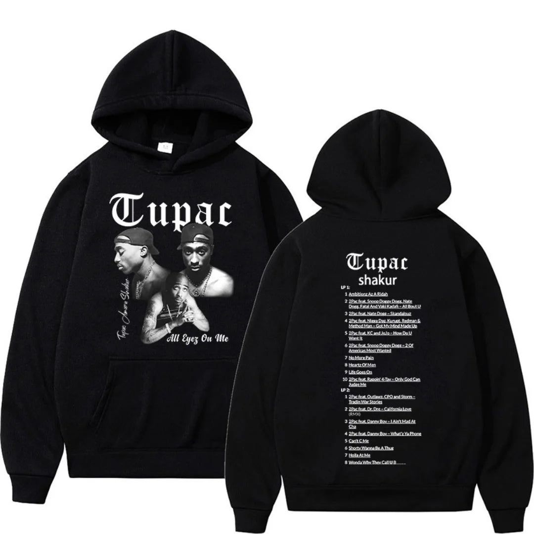 Tupac 2pac Hoodie Hip Hop Hoodies Pullover Hoodie Sweatshirt Hoody - Premium hoodies from Lizard Vigilante - Just $39.99! Shop now at Lizard Vigilante