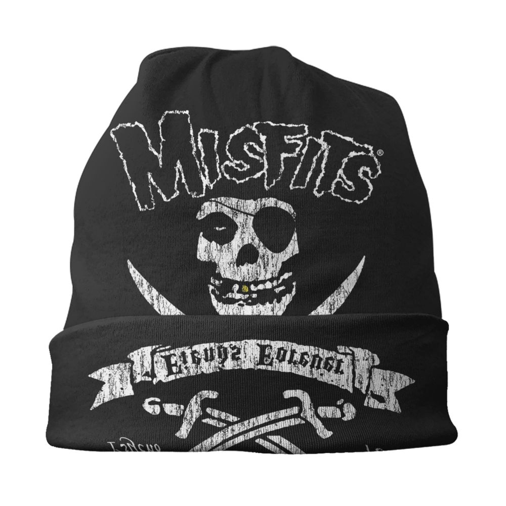 Misfits Horror Punk Rock Knit Beanie – Unisex Winter Skull Cap for Men & Women - Premium beanie from dsers - Just $19.99! Shop now at Lizard Vigilante