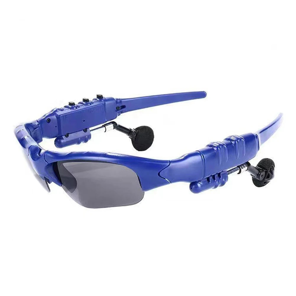 5.0 Smart Bluetooth Audio Glasses Outdoor Sports Cycling Surround Sound Headphones Listen To Music Call Polarized Sunglasses - Lizard Vigilante