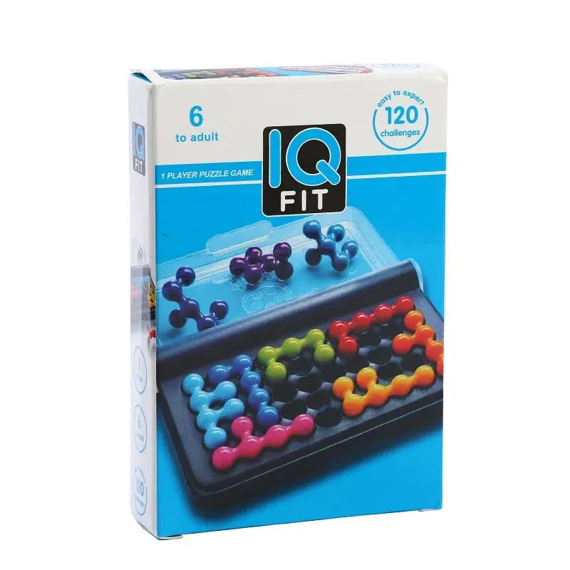 3D IQ Puzzle Board Game | 120 Logical Challenges, Pyramid Beads Montessori Toy for Kids and Teens | Portable Brain Teaser & Educational Travel Game - Premium board game from Lizard Vigilante - Just $18.99! Shop now at Lizard Vigilante