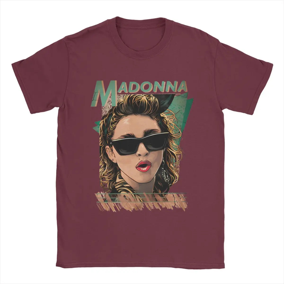 Men Women's Madonna Singer Vintage Music Pop Albums T-Shirt Merch Novelty Pure Cotton T Shirt Top Tee Clothes Graphic Printing - Premium  from Lizard Vigilante - Just $20.99! Shop now at Lizard Vigilante