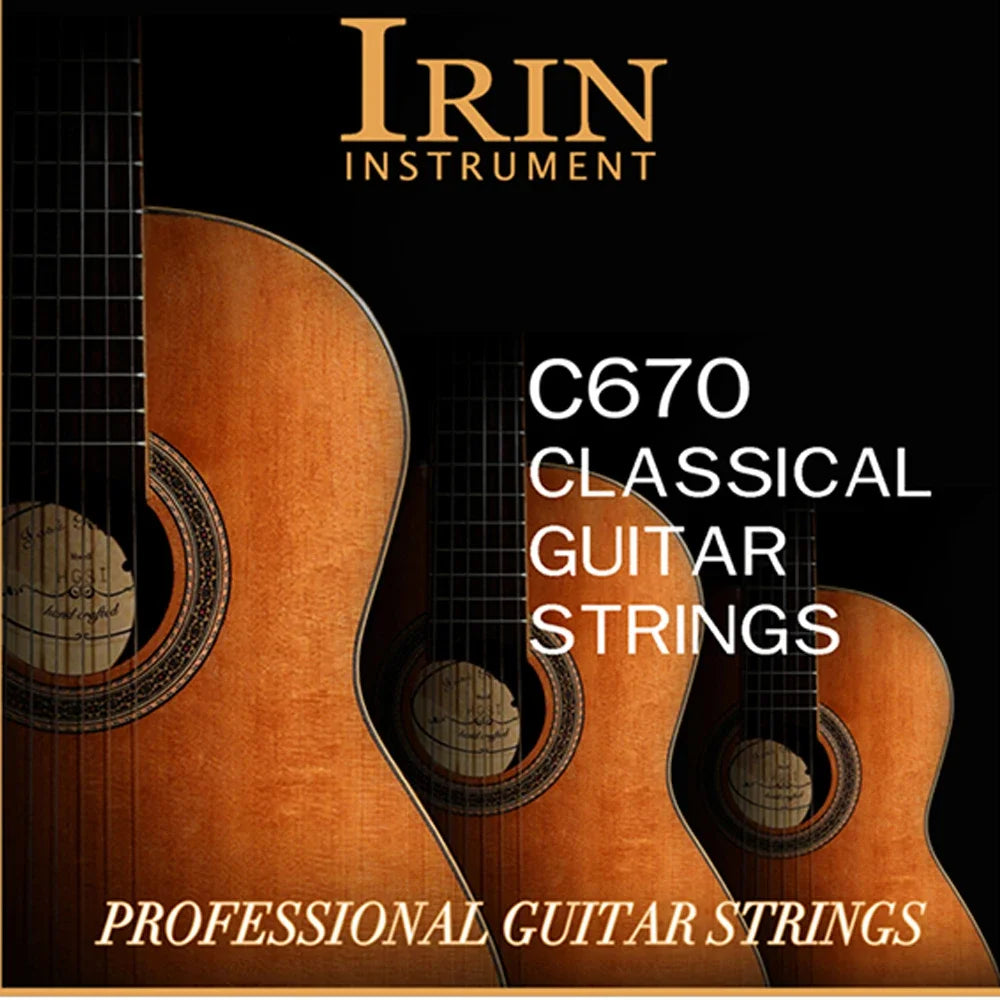 HELLCHORDS  IRIN Nylon Fiber Guitar Strings – 6pc Clear-Tone Shred-Grade Set for Classical Carnage (C100–C106) - Premium strings from dsers - Just $5.99! Shop now at Lizard Vigilante