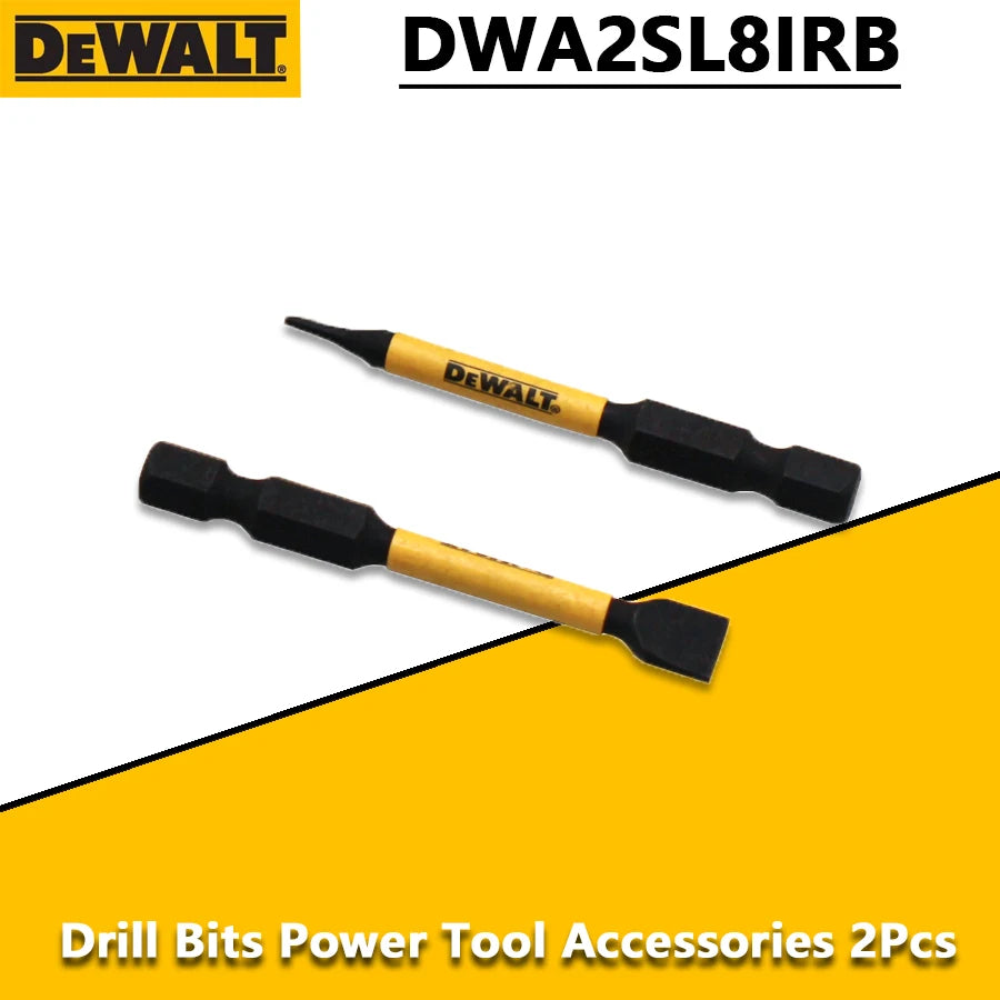 DEWALT 2PC IMPACT READY Slotted Power Bits – S2 Steel 8-10 Tips with 1/4” Hex Shank, Precision-Driven for Industrial & DIY Power Tool Enthusiasts - Premium  from Lizard Vigilante - Just $9.99! Shop now at Lizard Vigilante