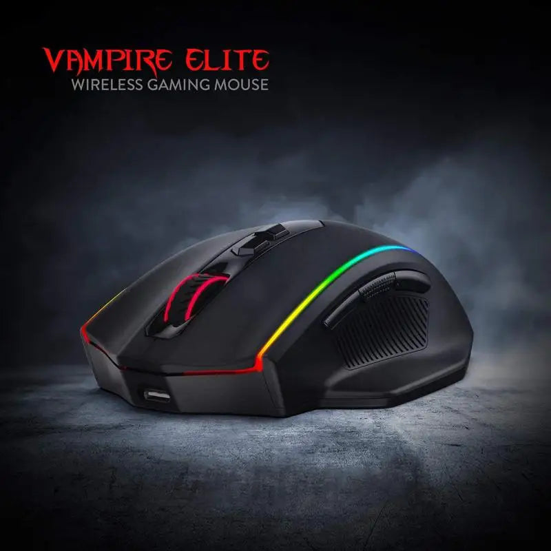 Redragon M686 Wireless Gaming Mouse, 16000 DPI Wired/Wireless Gamer Mouse with Professional Sensor, 45-Hour Durable Power Capaci