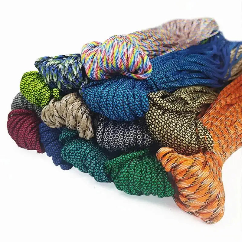 7 Cores 550 Paracord Cord 3 8 16 M Dia.4mm For Outdoor Camping Survival Lanyard Parachute Rope Hiking Tent Accessories