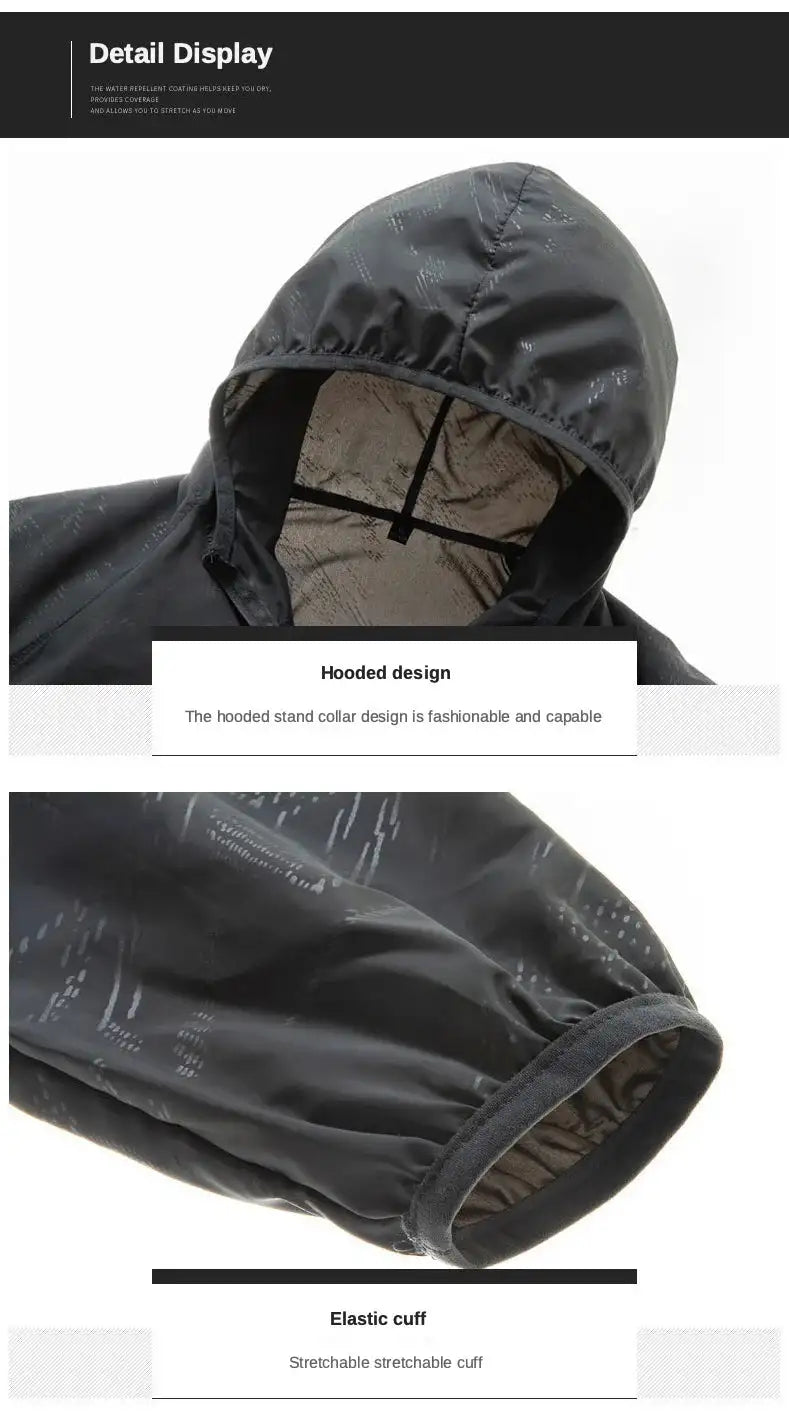 Camping Waterproof Jacket Men Women Windbreaker Men Raincoat Rain Jacket Men Waterproof Hiking Climbing Clothes Sun Protection