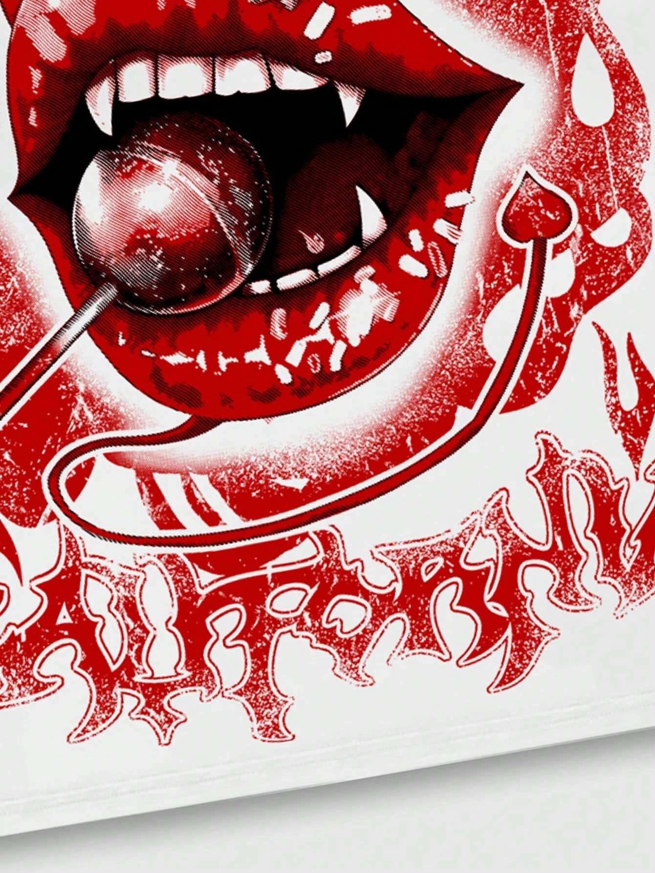 Portrait Pulse: Heavy Metal Vibe Cotton Tee – Big Size Classic Print Streetwear for Men & Women S-4XL - Premium tee from dsers - Just $25.99! Shop now at Lizard Vigilante