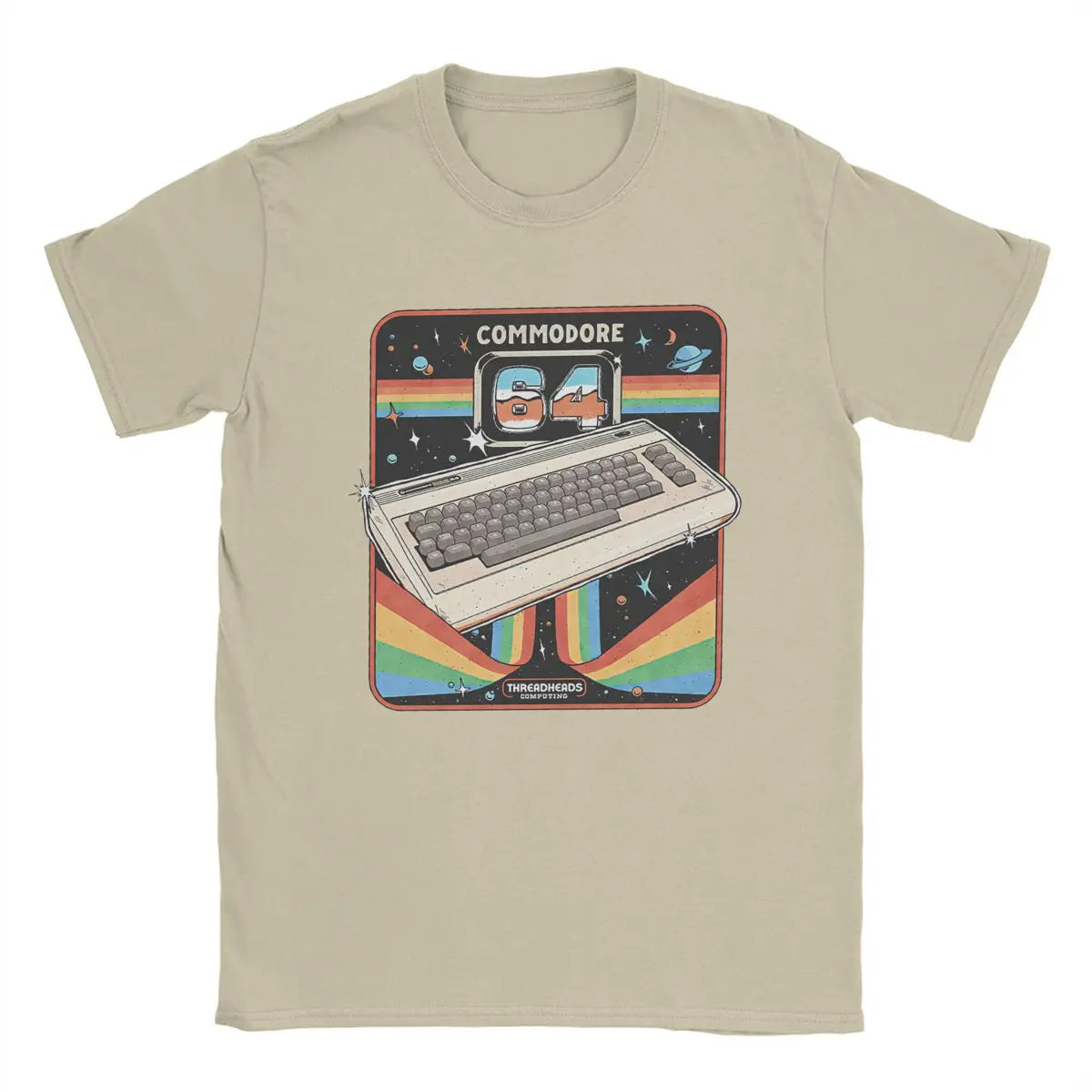 Retro Commodore 64 Advanced Home Computer Tee – Vintage Graphic T-Shirt for Tech Enthusiasts - Premium T-Shirt from Lizard Vigilante - Just $23.88! Shop now at Lizard Vigilante