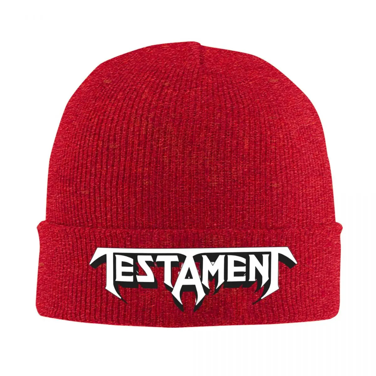 Testament Band Beanie Hat - Heavy Metal Skull Knitting Hat, Winter Warm Beanie for Men and Women - Premium  from Lizard Vigilante - Just $19.88! Shop now at Lizard Vigilante