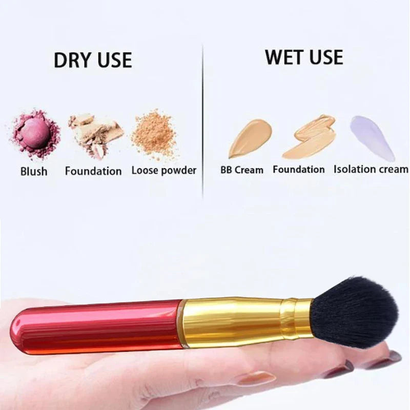 Electric Cosmetic Brush Foundation Blush Loose Powder Washable Tool Battery Type Makeup Brush Vibration Gears Beauty Brush