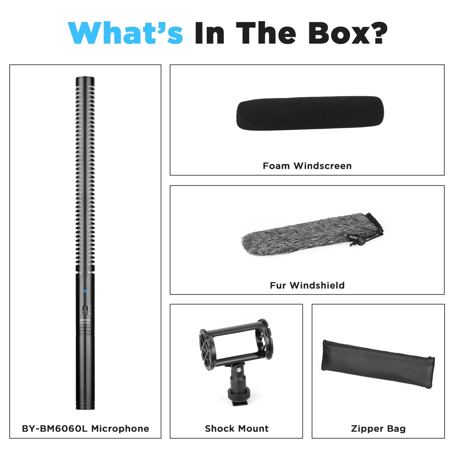 BOYA BY-BM6060L "Bulletproof Broadcast" Shotgun Mic — Precision Sound for Filmmakers, Rebels & Audio Assassins