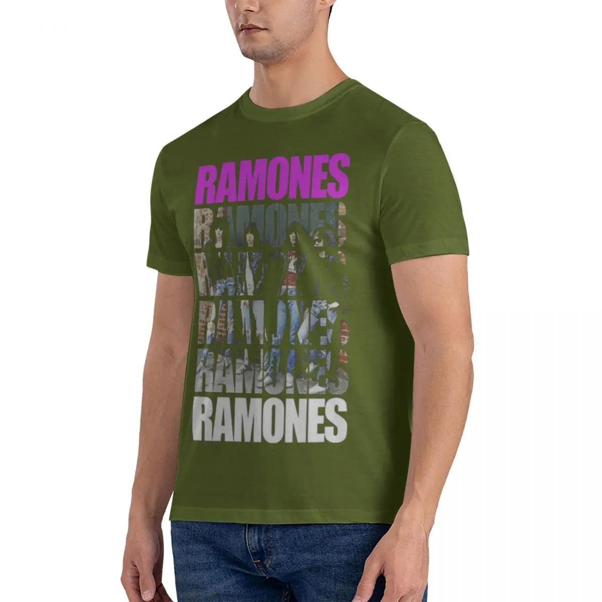 Ramones Graphic T-Shirt Punk Rock Unisex Men T Shirt New Fashion Print Slim Fit T Shirt O Neck Top Quality COTTON Tops Tees - Premium t-shirt from Lizard Vigilante - Just $23.99! Shop now at Lizard Vigilante