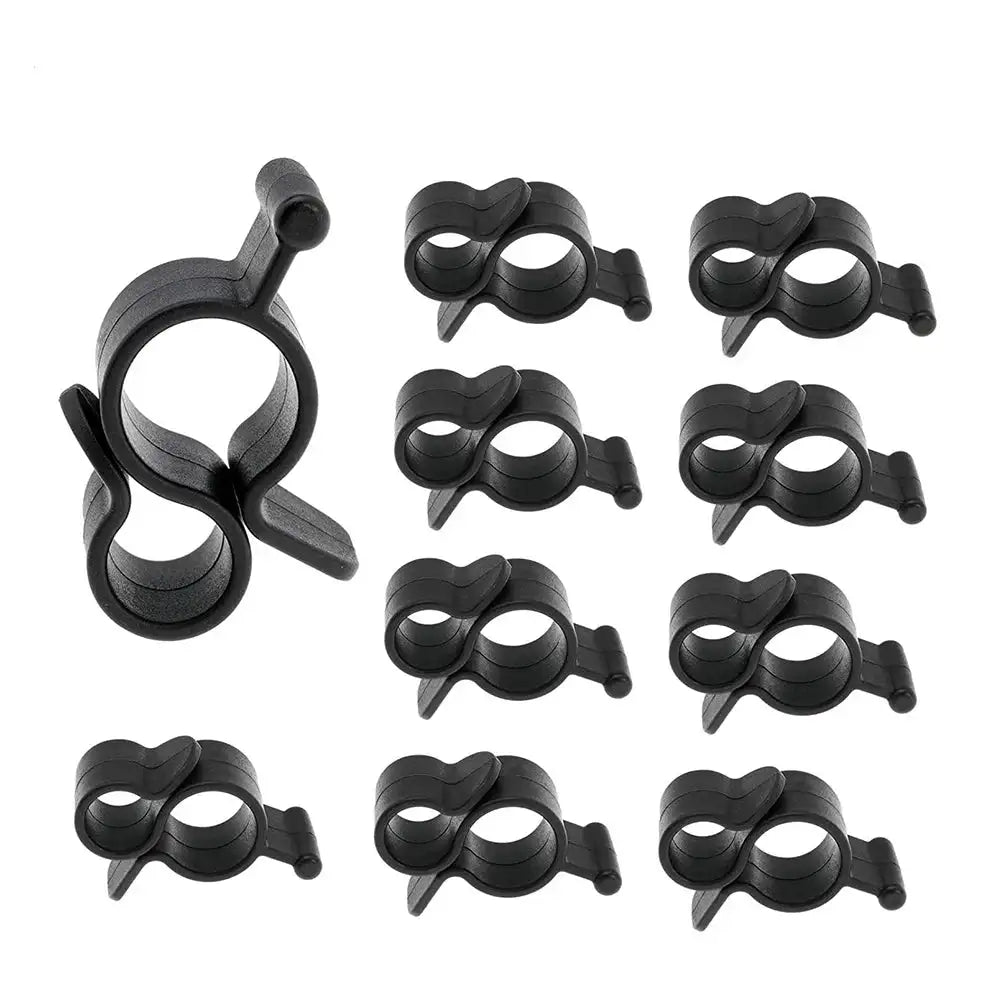 10 Pcs Camping Awning Hooks Clips RV Tent Hangers Light Hanger For Caravan Camper Multi Use RV Traveling Tent Clip Light Hanger